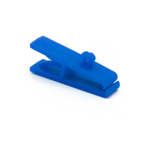 Mini plastik clips blå