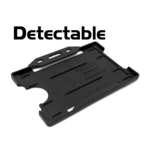 Detekterbar kortholder, sort